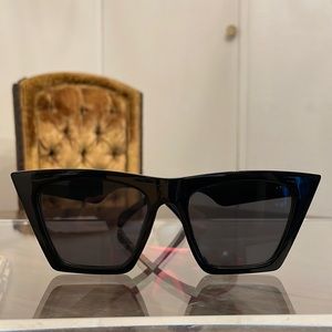 Black cateye sunglasses